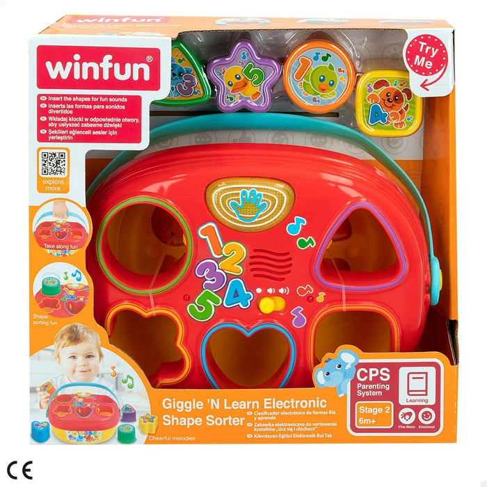 Brinquedo Interativo para Bebés Winfun 22 x 9,5 x 15,5 cm (4 Unidades)