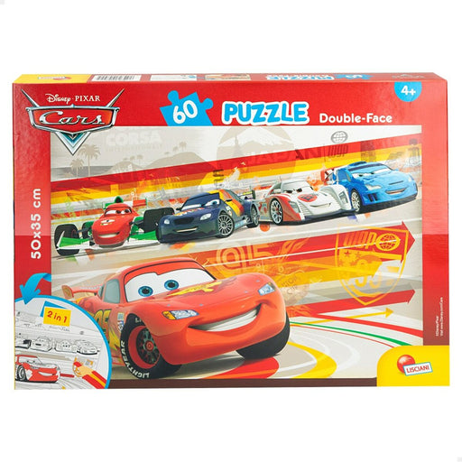 Puzzle Infantil Cars Dupla face 60 Peças 50 x 35 cm (12 Unidades)